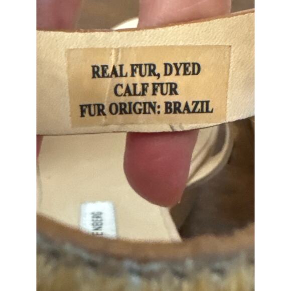 Diane Von Furstenberg Alara Leopard Print Leather Sandal Size 7.5 - Picture 6 of 8